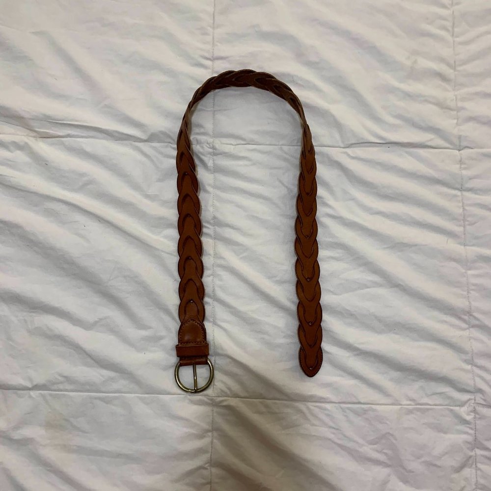 Abercrombie & Fitch Braided Brown Belt, Like New